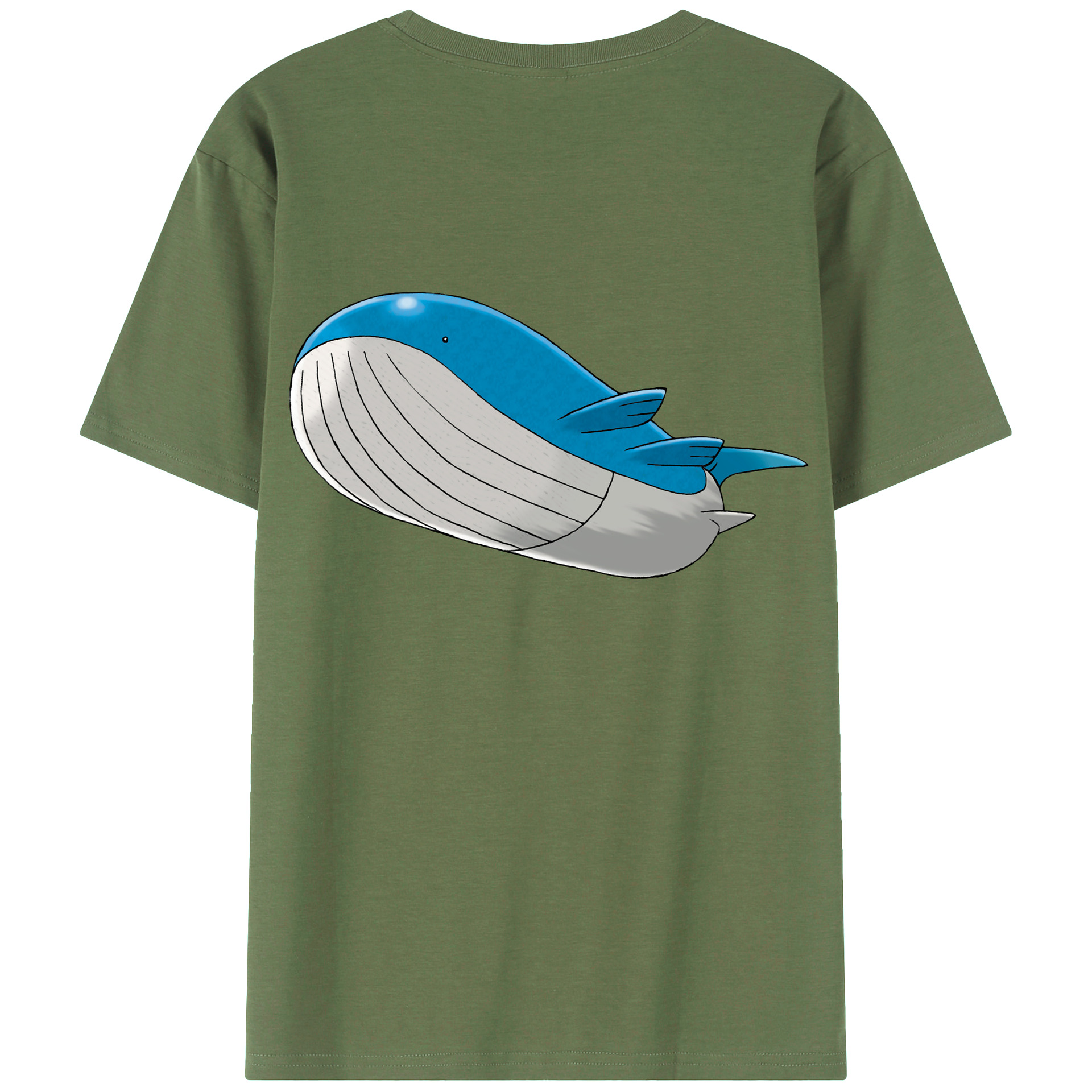 （画像用） ポケットモンスター Pokémon 綿100％ メンズ半袖Tシャツ（バックプリント） 通気性
